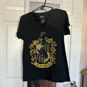 Universal Studios Wizarding World of Harry Potter Hufflepuff V-Neck T-Shirt